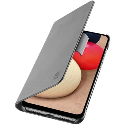 Cellular Line Samsung A02s BOOK tok álló, bőr hatású FLIP, kártyazseb, FEKETE Cellular Line Samsung A02s BOOK tok álló, bőr hatású FLIP, kártyazseb, FEKETE