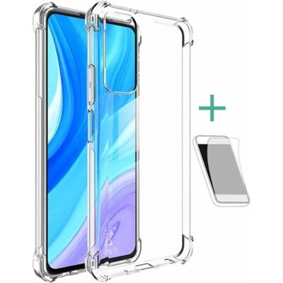 IMAK Huawei P Smart (2021) IMAK szilikon telefonvédő ütésállóság, légpárnás sarok + képernyővédő fólia, ÁTLÁTSZÓ IMAK Huawei P Smart (2021) IMAK szilikon telefonvédő ütésállóság, légpárnás sarok + képernyővédő fólia, ÁTLÁTSZÓ