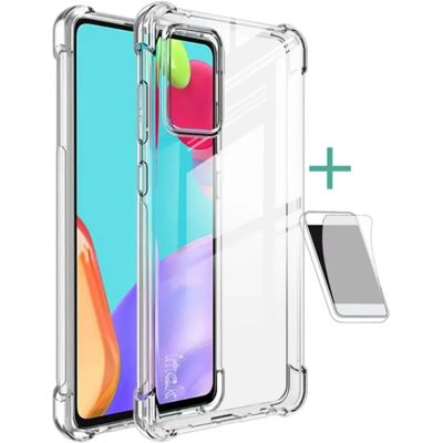 IMAK Samsung A72 4G IMAK szilikon telefonvédő ütésállóság, légpárnás sarok + képernyővédő fólia, ÁTLÁTSZÓ IMAK Samsung A72 4G IMAK szilikon telefonvédő ütésállóság, légpárnás sarok + képernyővédő fólia, ÁTLÁTSZÓ