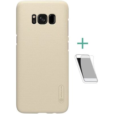 NILLKIN Samsung S8 Plus NILLKIN SUPER FROSTED műanyag telefonvédő gumírozott, érdes felület + képernyővédő fólia, ARANY NILLKIN Samsung S8 Plus NILLKIN SUPER FROSTED műanyag telefonvédő gumírozott, érdes felület + képernyővédő fólia, ARANY