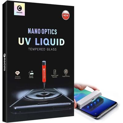 MOCOLO Samsung S23 Ultra MOCOLO UV LIQUID képernyővédő üveg 3D, 9H + UV lámpa, ÁTLÁTSZÓ MOCOLO Samsung S23 Ultra MOCOLO UV LIQUID képernyővédő üveg 3D, 9H + UV lámpa, ÁTLÁTSZÓ
