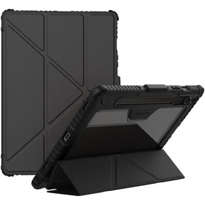 NILLKIN Samsung Tab S10 FE LTE NILLKIN BUMPER PRO szilikon telefonvédő aktív FLIP, asztali tartó, FEKETE NILLKIN Samsung Tab S10 FE LTE NILLKIN BUMPER PRO szilikon telefonvédő aktív FLIP, asztali tartó, FEKETE