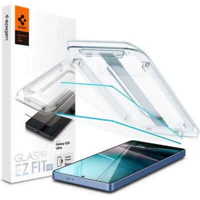 SPIGEN EZ FIT HD képernyővédő üveg 2db (2.5D. tokbarát. ultravékony. 0.2mm. 9H + segédkeret) ÁTLÁTSZÓ SPIGEN EZ FIT HD képernyővédő üveg 2db (2.5D. tokbarát. ultravékony. 0.2mm. 9H + segédkeret) ÁTLÁTSZÓ