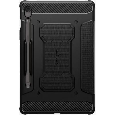 SPIGEN Samsung Tab S10 FE Plus WIFI SPIGEN RUGGED ARMOR PRO tok álló aktív FLIP, ceruza tartó, FEKETE SPIGEN Samsung Tab S10 FE Plus WIFI SPIGEN RUGGED ARMOR PRO tok álló aktív FLIP, ceruza tartó, FEKETE