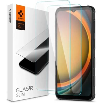 SPIGEN Slim képernyővédő üveg 2db Samsung Xcover 7 Pro átlátszó SPIGEN Slim képernyővédő üveg 2db Samsung Xcover 7 Pro átlátszó