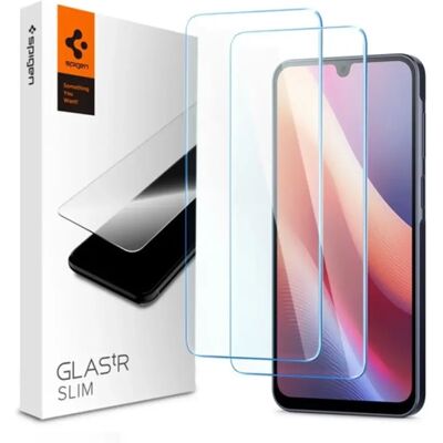 SPIGEN Slim képernyővédő üveg 2db Samsung A17 4G átlátszó SPIGEN Slim képernyővédő üveg 2db Samsung A17 4G átlátszó