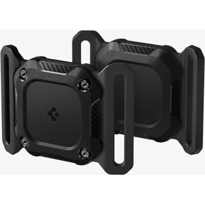 SPIGEN TOUGH ARMOR műanyag tok extra ütésálló, nyakörvre, FEKETE Apple AirTag SPIGEN TOUGH ARMOR műanyag tok extra ütésálló, nyakörvre, FEKETE Apple AirTag