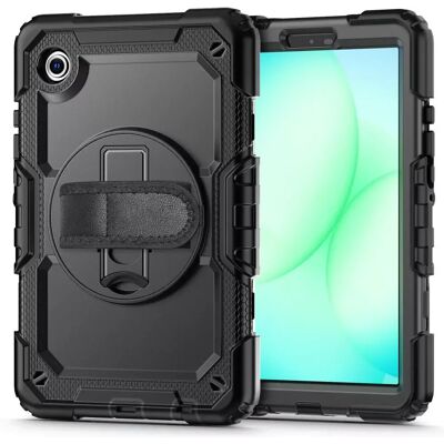 TECH-PROTECT Solid ütésálló tok kijelzővédővel Galaxy Tab A9/A11 8.7" fekete TECH-PROTECT Solid ütésálló tok kijelzővédővel Galaxy Tab A9/A11 8.7" fekete