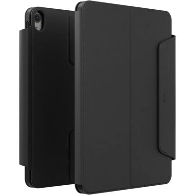 UNIQ Rovus 360 mágneses tok kitámasztóval 360 fokban forgatható Apple iPad Air 11 (2025 / 2024) / Air 5 / 4 fekete UNIQ Rovus 360 mágneses tok kitámasztóval 360 fokban forgatható Apple iPad Air 11 (2025 / 2024) / Air 5 / 4 fekete