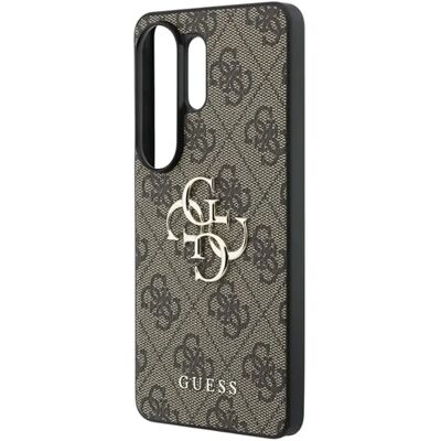 GUESS Samsung S26 Ultra GUESS 4G BIG METAL LOGO műanyag telefonvédő ütésállóság bőr hatású hátlap SÖTÉTBARNA GUHCS26L4GMGBR GUESS Samsung S26 Ultra GUESS 4G BIG METAL LOGO műanyag telefonvédő ütésállóság bőr hatású hátlap SÖTÉTBARNA GUHCS26L4GMGBR