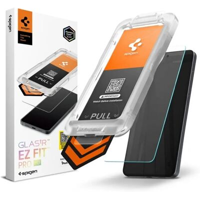 SPIGEN Samsung S26 SPIGEN GLASS TR EZ FIT PRO HD képernyővédő üveg 2.5D 9H + segédkeret átlátszó AGL11097 SPIGEN Samsung S26 SPIGEN GLASS TR EZ FIT PRO HD képernyővédő üveg 2.5D 9H + segédkeret átlátszó AGL11097