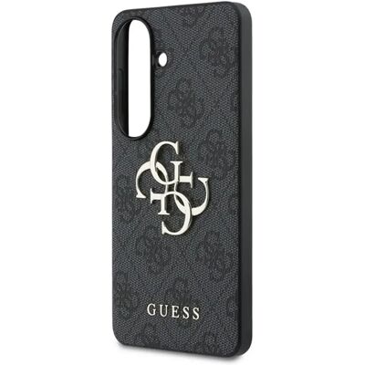 GUESS Samsung S26 4G BIG METAL LOGO műanyag telefonvédő ütésállóság bőr hatású hátlap FEKETE GUHCS26S4GMGGR GUESS Samsung S26 4G BIG METAL LOGO műanyag telefonvédő ütésállóság bőr hatású hátlap FEKETE GUHCS26S4GMGGR