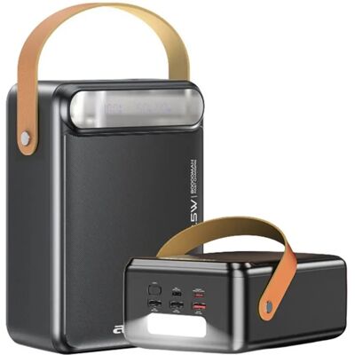 AWEI P102K Powerbank 3 USB+2 Type-C 80000mAh 22.5W PD LED fekete AWEI P102K Powerbank 3 USB+2 Type-C 80000mAh 22.5W PD LED fekete