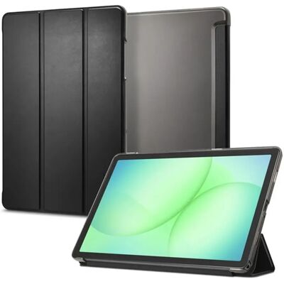 SPIGEN Smart Fold tok álló bőr hatású aktív FLIP TRIFOLD asztali tartó Samsung Galaxy Tab A11 Plus LTE fekete ACS10553 SPIGEN Smart Fold tok álló bőr hatású aktív FLIP TRIFOLD asztali tartó Samsung Galaxy Tab A11 Plus LTE fekete ACS10553