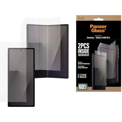 PANZERGLASS Képernyővédő fólia 2db extra karcálló ütésállóság külső + belső kijelző Samsung Galaxy Z Fold8 Ultra átlátszó PG54787 OEM PANZERGLASS Képernyővédő fólia 2db extra karcálló ütésállóság külső + belső kijelző Samsung Galaxy Z Fold8 Ultra átlátszó PG54787 OEM