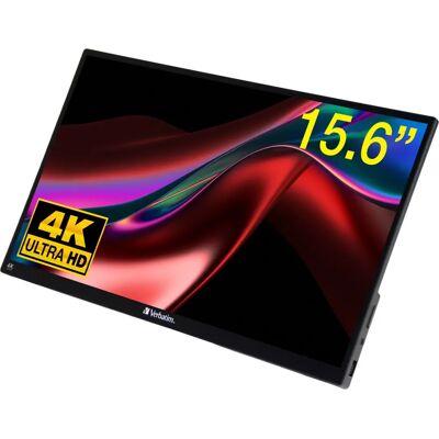 Verbatim PMT-15-4K Portable Touchscreen Monitor Ultra HD 4K 15.6” Verbatim PMT-15-4K Portable Touchscreen Monitor Ultra HD 4K 15.6”