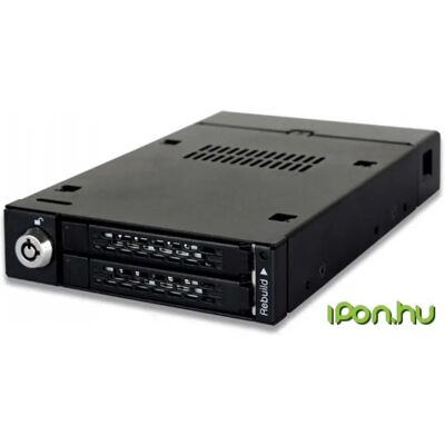 ICYDOCK MB992SKR-B Rugged Full Metal Dual Bay RAID 2.5” SATA HDD & SSD Mobile Rack for External 3.5" Drive Bay ICYDOCK MB992SKR-B Rugged Full Metal Dual Bay RAID 2.5” SATA HDD & SSD Mobile Rack for External 3.5" Drive Bay