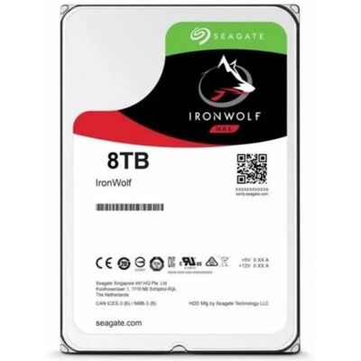 Seagate IronWolf 8TB 3.5" 7200rpm 256MB SATA ST8000VN004 Seagate IronWolf 8TB 3.5" 7200rpm 256MB SATA ST8000VN004