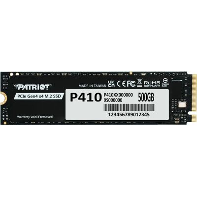 PATRIOT 500GB P410 M.2 PCIe M.2 2280 P410P500GM28H PATRIOT 500GB P410 M.2 PCIe M.2 2280 P410P500GM28H