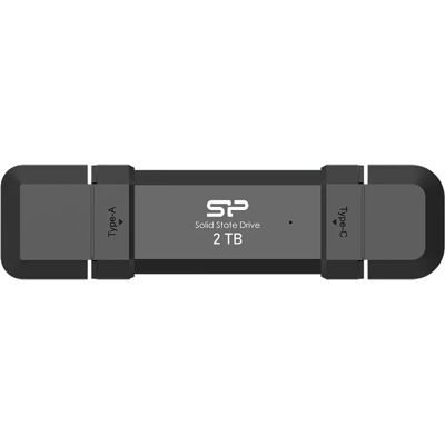 SILICON POWER 2TB DS72 USB 3.1 + USB 3.1 Type C Fekete SP002TBUC3S72VPK SILICON POWER 2TB DS72 USB 3.1 + USB 3.1 Type C Fekete SP002TBUC3S72VPK