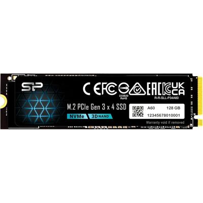 SILICON POWER 128GB A60 M.2 PCIe M.2 2280 SP128GBP34A60M28 SILICON POWER 128GB A60 M.2 PCIe M.2 2280 SP128GBP34A60M28