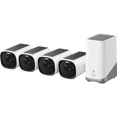 Eufy E40 4-Cam Kit - Biztonsági rendszer 2K QHD & AI Eufy E40 4-Cam Kit - Biztonsági rendszer 2K QHD & AI