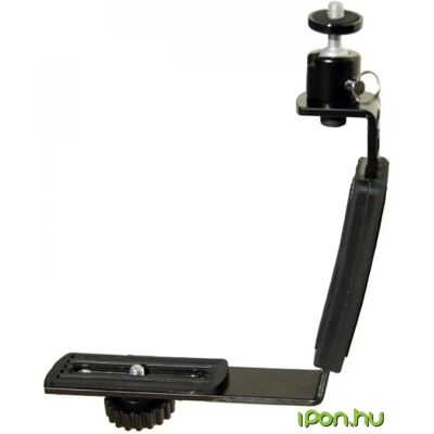 POLAROID P-PLLEDBRBH Heavy Duty L Shaped Bracket With Ball Head POLAROID P-PLLEDBRBH Heavy Duty L Shaped Bracket With Ball Head