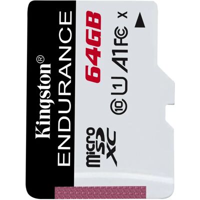 Kingston High Endurance 64GB MicroSDXC 30 MB/s SDCE/64GB Kingston High Endurance 64GB MicroSDXC 30 MB/s SDCE/64GB
