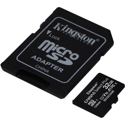Kingston Canvas Select Plus 32GB MicroSDHC 10 MB/s SDCS2/32GB Kingston Canvas Select Plus 32GB MicroSDHC 10 MB/s SDCS2/32GB
