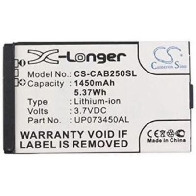 CAMERON SINO CAT B25 CAMERON SINO Li-Ion akku 3.7V/1450mAh, CAT UP073450AL kompatibilis, FEKETE CAMERON SINO CAT B25 CAMERON SINO Li-Ion akku 3.7V/1450mAh, CAT UP073450AL kompatibilis, FEKETE
