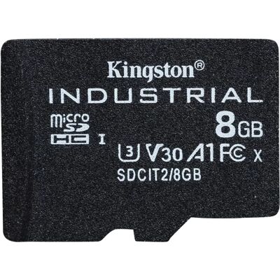 Kingston Industrial 8GB MicroSDHC 10 MB/s SDCIT2/8GBSP Kingston Industrial 8GB MicroSDHC 10 MB/s SDCIT2/8GBSP