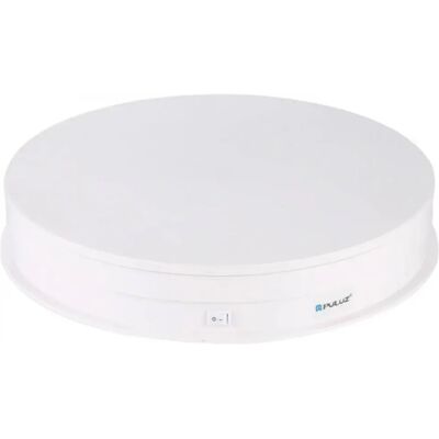 PULUZ PU3049W Forgatható tárgyasztal 30 cm fehér PULUZ PU3049W Forgatható tárgyasztal 30 cm fehér