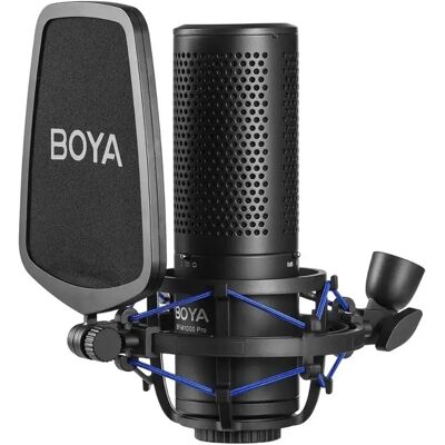 BOYA BY-M1000 PRO Nagy-diafragma kondenzátor mikrofon BOYA BY-M1000 PRO Nagy-diafragma kondenzátor mikrofon