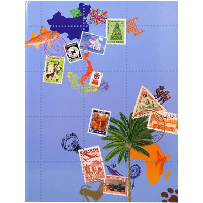 EXACOMPTA Bélyeggyűjtő album Globe Trotter 17x22.5 cm 8 lap vegyes színek EXACOMPTA Bélyeggyűjtő album Globe Trotter 17x22.5 cm 8 lap vegyes színek