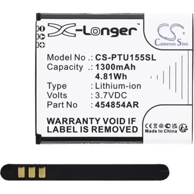 CAMERON SINO Panasonic 454854AR kompatibilis akkumulátor 1300mAh 3.7V CAMERON SINO Panasonic 454854AR kompatibilis akkumulátor 1300mAh 3.7V