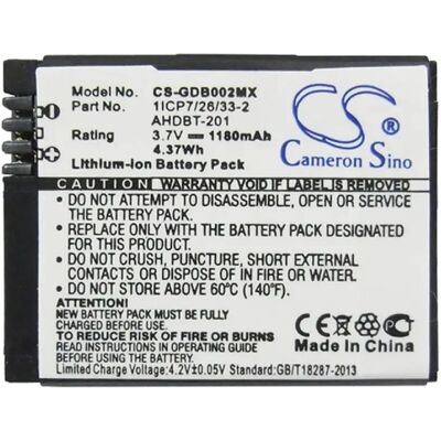 CAMERON SINO akku 1180mAh LI-ION 1ICP7/26/33-2/RL420B kompatibilis GoPro Hero 3/3+ CAMERON SINO akku 1180mAh LI-ION 1ICP7/26/33-2/RL420B kompatibilis GoPro Hero 3/3+