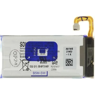 Z Flip 5G SAMSUNG akku 1000mAh LI-ION felső rész Z Flip 5G SAMSUNG akku 1000mAh LI-ION felső rész