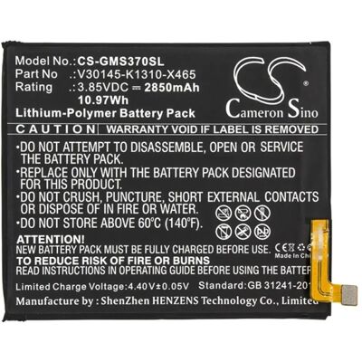 CAMERON SINO Li-Polymer akku 3.85V/2850mAh, Gigaset V30145-K1310-X465 kompatibilis, FEKETE CAMERON SINO Li-Polymer akku 3.85V/2850mAh, Gigaset V30145-K1310-X465 kompatibilis, FEKETE