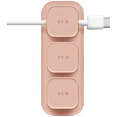 UNIQ Pod mágneses kábelrendező. rózsaszín UNIQ Pod mágneses kábelrendező. rózsaszín