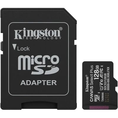 Kingston Canvas Select Plus 128GB MicroSDXC 30 MB/s SDCS3/128GB Kingston Canvas Select Plus 128GB MicroSDXC 30 MB/s SDCS3/128GB