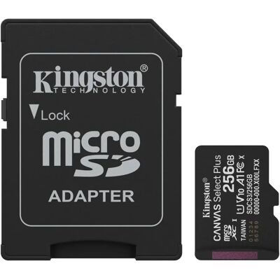 Kingston Canvas Select Plus 256GB MicroSDXC 30 MB/s SDCS3/256GB Kingston Canvas Select Plus 256GB MicroSDXC 30 MB/s SDCS3/256GB