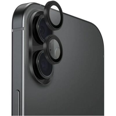 UNIQ Optix Tempered Glass kamera lencsevédő alumínium kerettel iPhone Air (2025) fekete UNIQ Optix Tempered Glass kamera lencsevédő alumínium kerettel iPhone Air (2025) fekete