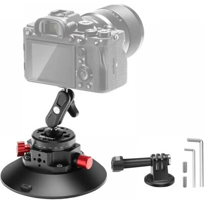 NEEWER CA013 Tapadókorongos tartó 1/4" sportkamerákhoz (DJI Action / GoPro / Insta360) NEEWER CA013 Tapadókorongos tartó 1/4" sportkamerákhoz (DJI Action / GoPro / Insta360)