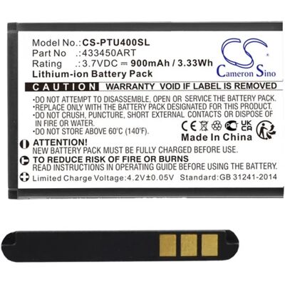 CAMERON SINO Li-Ion akku 3.7V/900mAh, Panasonic 433450ART kompatibilis, FEKETE CAMERON SINO Li-Ion akku 3.7V/900mAh, Panasonic 433450ART kompatibilis, FEKETE