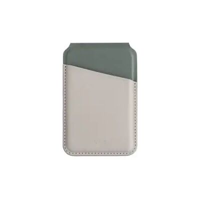 UNIQ Lyden DS RFID blokkoló mágneses kártyatartó elefántcsont / zöld 92159 UNIQ Lyden DS RFID blokkoló mágneses kártyatartó elefántcsont / zöld 92159
