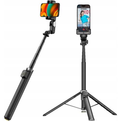 OEM Smart M3 Pro gimbal RGB-megvilágítással szelfibot állvány fekete OEM Smart M3 Pro gimbal RGB-megvilágítással szelfibot állvány fekete