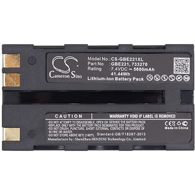 CAMERON SINO Li-Ion akku 7.4V/5600mAh Leica 724117 kompatibilis CS-GBE221XL CAMERON SINO Li-Ion akku 7.4V/5600mAh Leica 724117 kompatibilis CS-GBE221XL