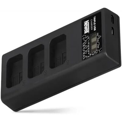 NEWELL CD-USB-C háromcsatornás töltő Canon LP-E6 akkumulátorokhoz NL4980 NEWELL CD-USB-C háromcsatornás töltő Canon LP-E6 akkumulátorokhoz NL4980