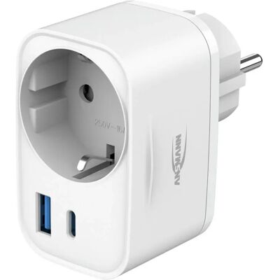ANSMANN USB hálózati töltő HS220 2xUSB 20W fekete 1001-0184 ANSMANN USB hálózati töltő HS220 2xUSB 20W fekete 1001-0184