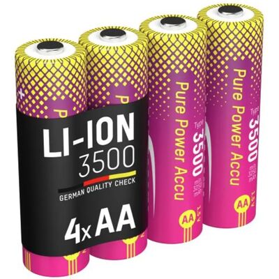 ANSMANN Pure Power Li-Ion mikro ceruza akku (AA) 1312-0042 ANSMANN Pure Power Li-Ion mikro ceruza akku (AA) 1312-0042